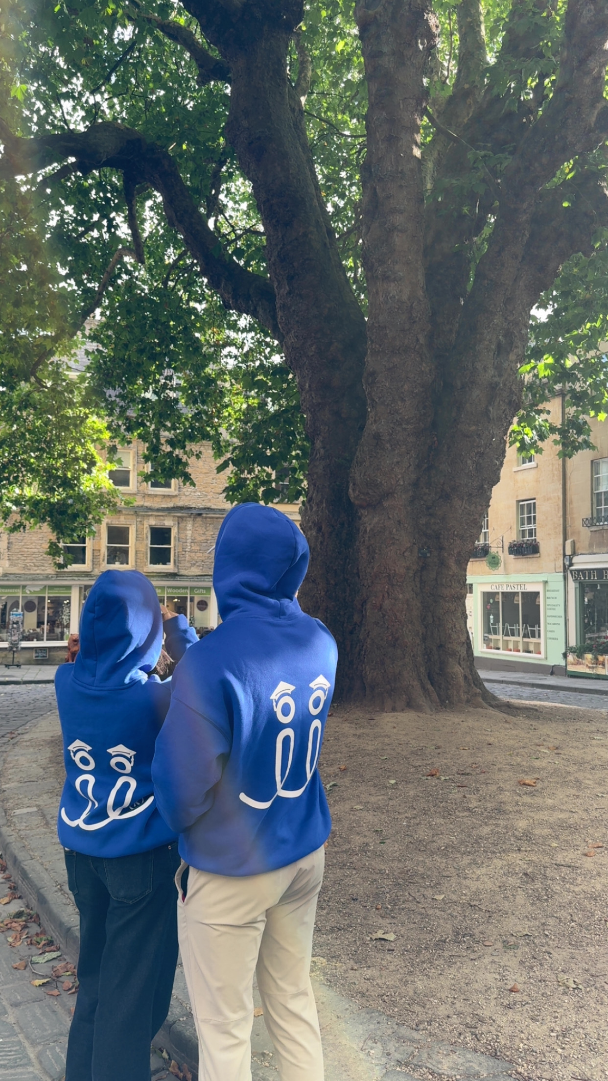 Bridge students on campus in Bath